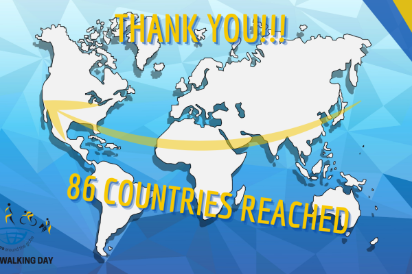 Record-breaking! 86 Countries Join TAFISA World Walking Day - 24 Hours Around the Globe 2021